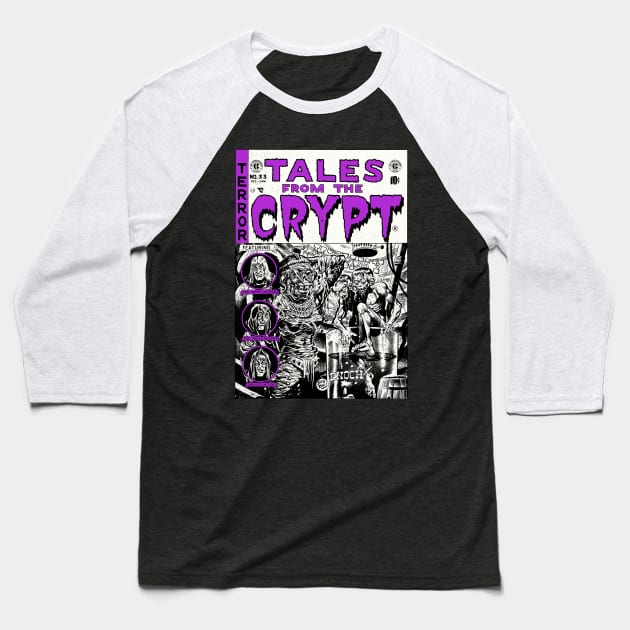 TALES FROM THE CRYPT Baseball T-Shirt by THE HORROR SHOP